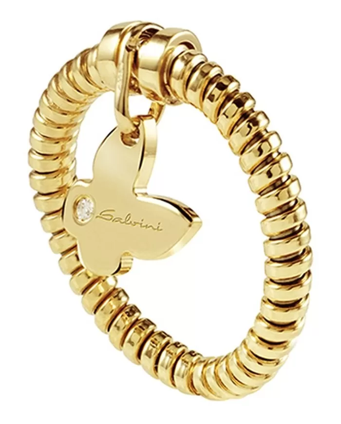 Anello in oro giallo Farfalla Minimal Pop Anello in oro giallo Farfalla Minimal Pop