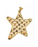 Ciondolo Stella in Oro Giallo