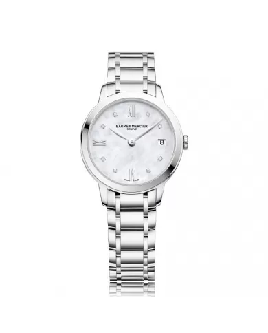 Classima Quarzo 31mm Madreperla e Diamanti