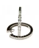 Orecchini cerchi con diamanti 0,25ct