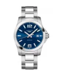 Conquest quarzo 41mm quadrante blu