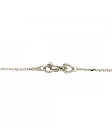 Collana rosario in oro bianco e Cubic zirconia Spagnoletti 1945