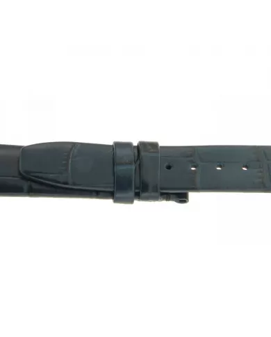 Cinturino blu 15mm stampa alligatore Baume & Mercier Ref MXE08H48