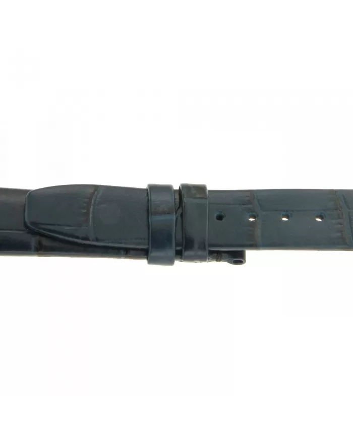 Cinturino blu 15mm stampa alligatore Baume & Mercier Ref MXE08H48
