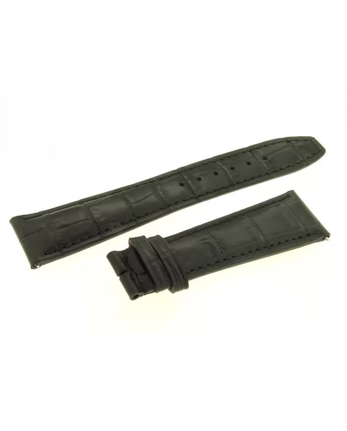Cinturino nero 22mm stampa alligatore Baume & Mercier Ref MXE0N06P