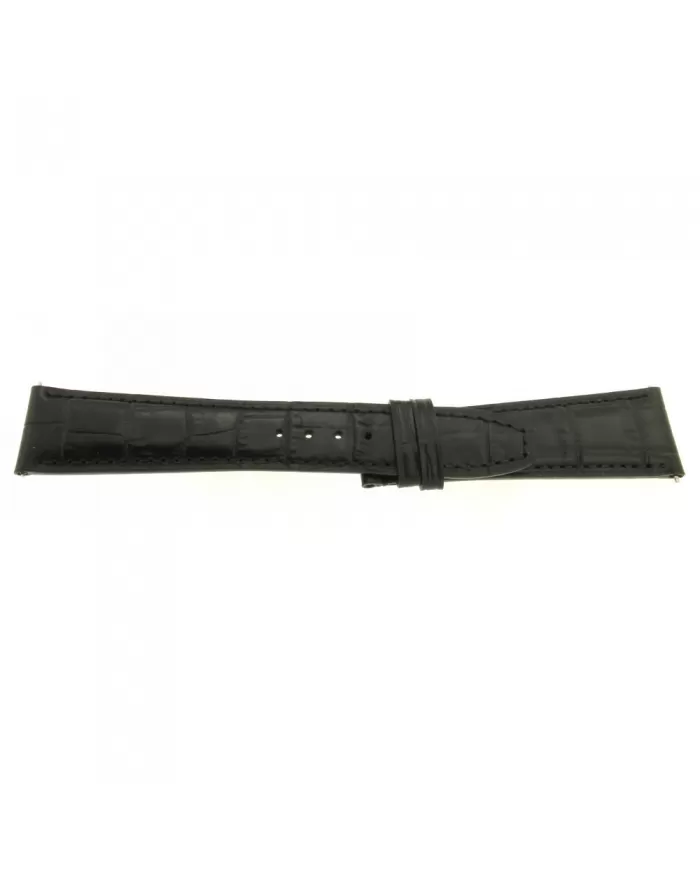 Cinturino nero 22mm stampa alligatore Baume & Mercier Ref MXE0N06P