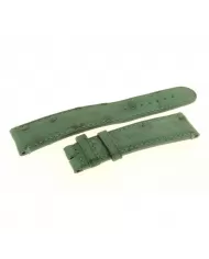 Cinturino verde Struzzo Aiglon Grande Taille 20mm Eberhard & Co Ref...
