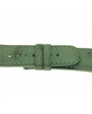 Cinturino verde Struzzo Aiglon Grande Taille 20mm Eberhard & Co Ref...