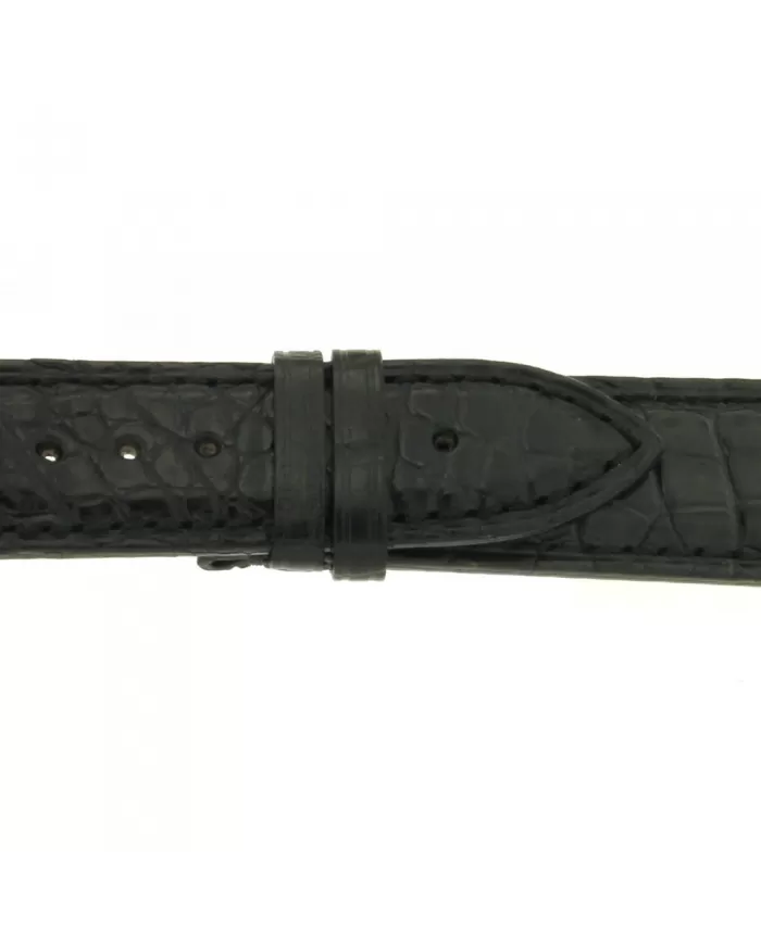 Cinturino nero Cocco Chrono4 20mm Eberhard & Co Ref CIN037