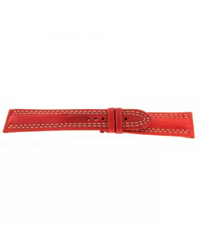 Cinturino rosso Cuoio Traversetolo 21mm Eberhard & Co Ref CIN188