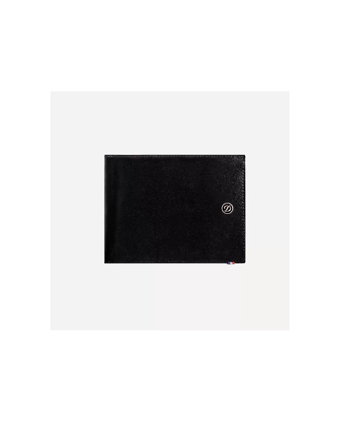 D-Line portafoglio nero 8 carte di credito S.T. Dupont