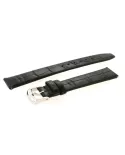 Cinturino nero 15mm stampa alligatore