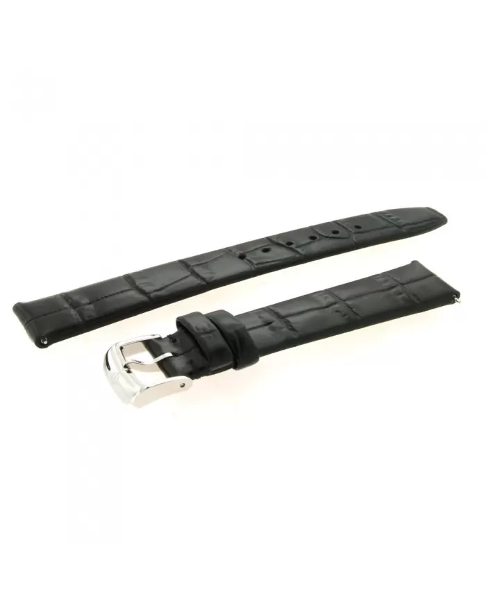 Cinturino nero 15mm stampa alligatore Baume & Mercier Ref MXE08H35