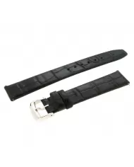 Cinturino nero 15mm stampa alligatore Baume & Mercier Ref MXE08H35