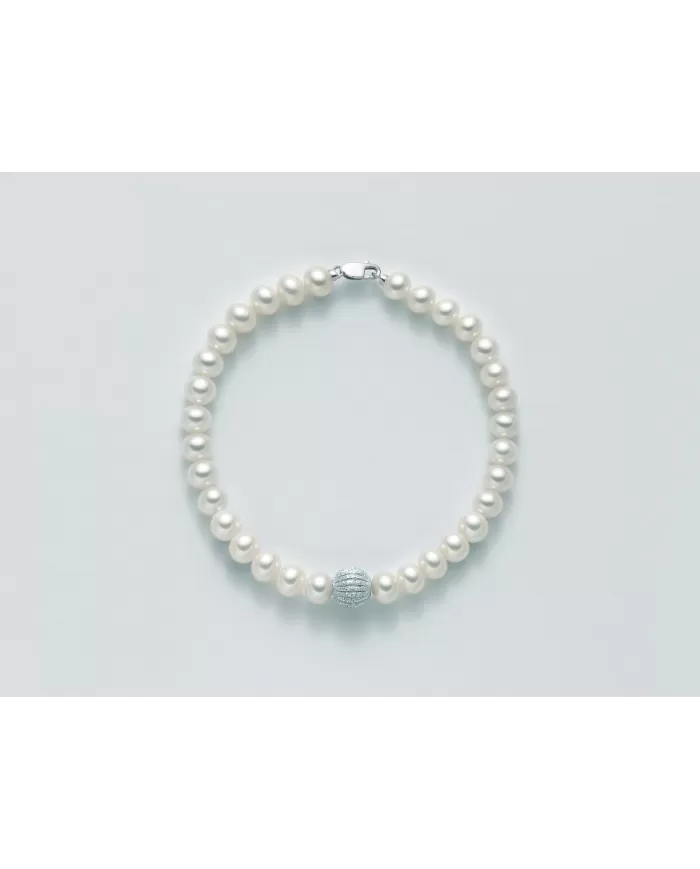 Bracciale perle 5,5/6 mm Miluna