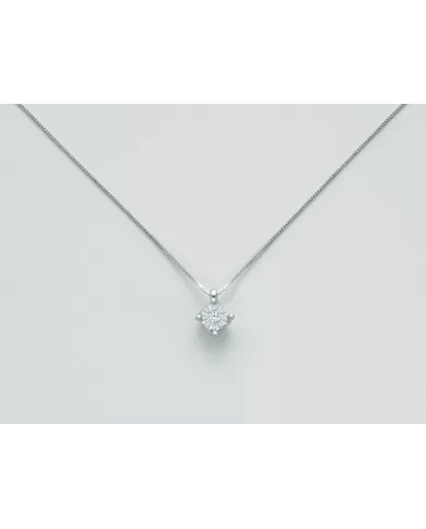 Collana con diamanti 0,054 ct