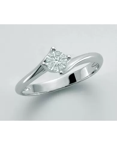 Anello con diamanti 0,054 ct Miluna