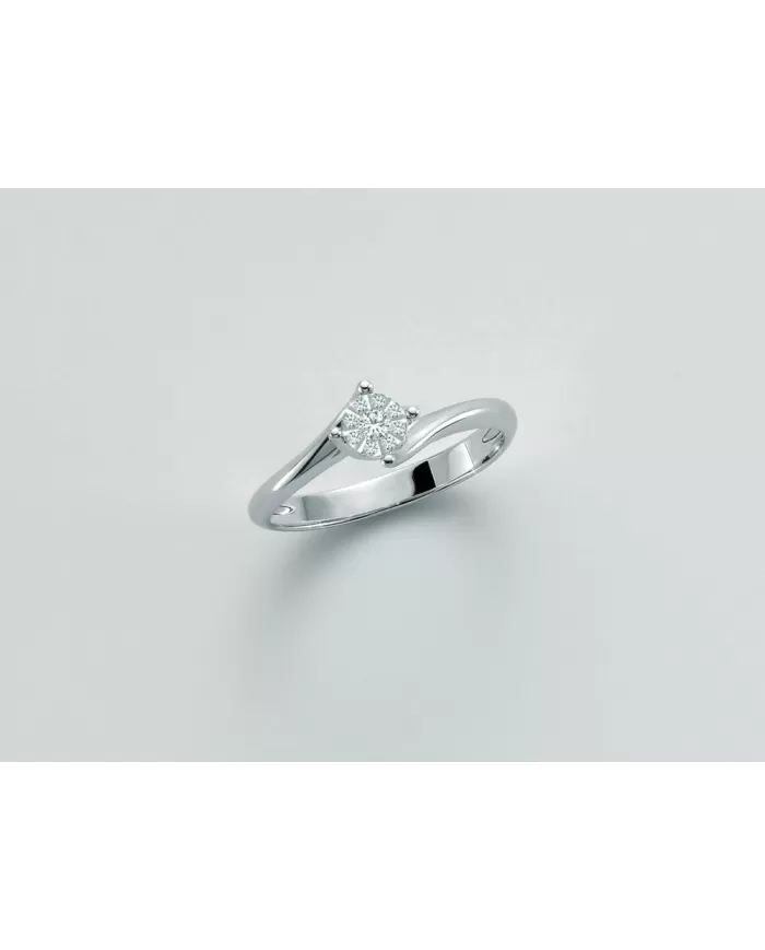 Anello con diamanti 0,054 ct Miluna