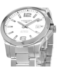 Conquest auto 39mm bianco Longines Ref L37764166