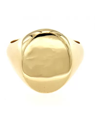 Anello Oro Giallo forma ovale Spagnoletti 1945