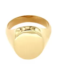 Anello Oro Giallo forma ovale Spagnoletti 1945