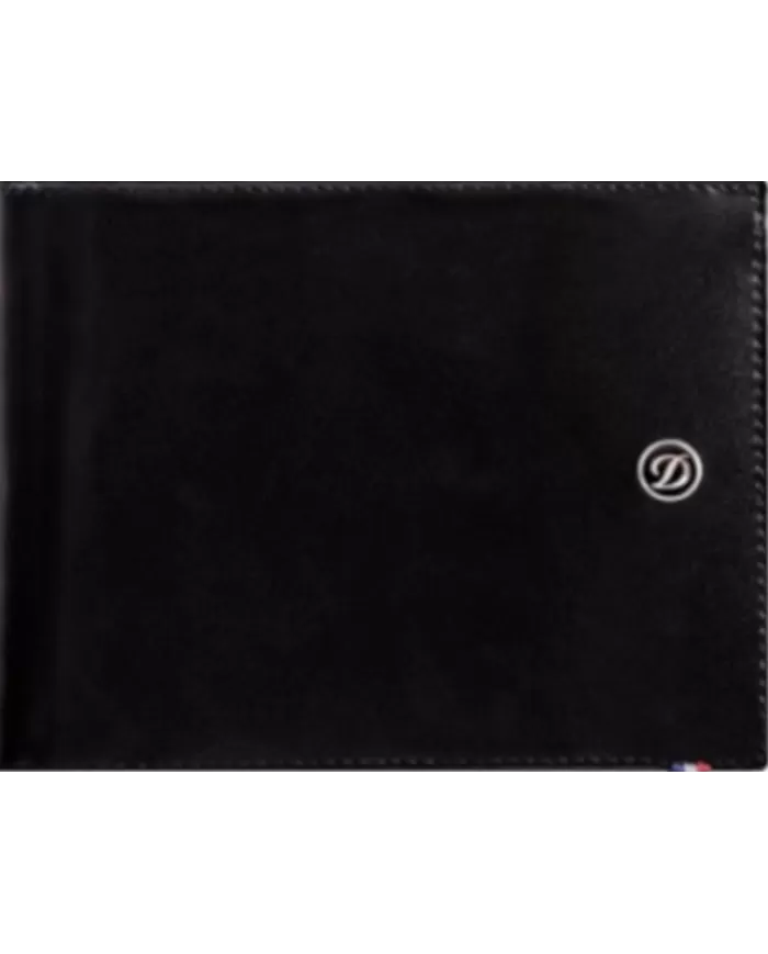 D-Line portafoglio nero 6 carte di credito S.T. Dupont