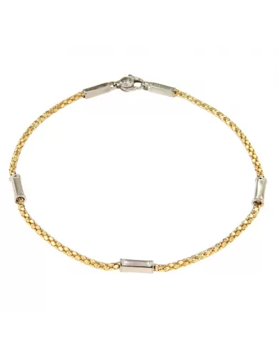 Bracciale in Oro Giallo e Bianco Spagnoletti 1945