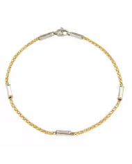 Bracciale in Oro Giallo e Bianco Spagnoletti 1945