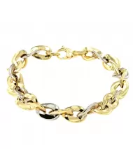 Bracciale in Oro Giallo e Bianco Spagnoletti 1945