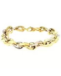 Bracciale in Oro Giallo e Bianco