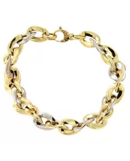 Bracciale in Oro Giallo e Bianco Spagnoletti 1945