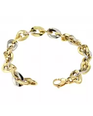 Bracciale in Oro Giallo e Bianco Spagnoletti 1945