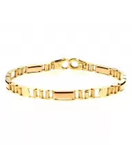 Bracciale a catena in oro giallo e rosa Spagnoletti 1945