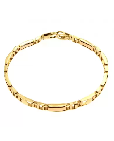 Bracciale a catena in oro giallo e rosa Spagnoletti 1945