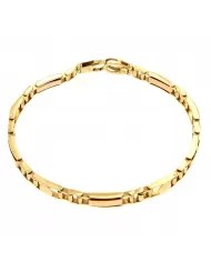 Bracciale a catena in oro giallo e rosa Spagnoletti 1945