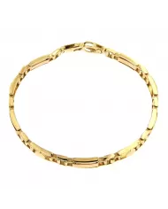 Bracciale a catena in oro giallo e rosa Spagnoletti 1945