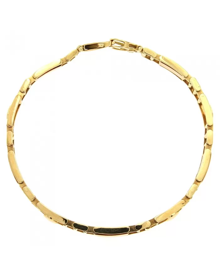 Bracciale a catena in oro giallo e rosa Spagnoletti 1945