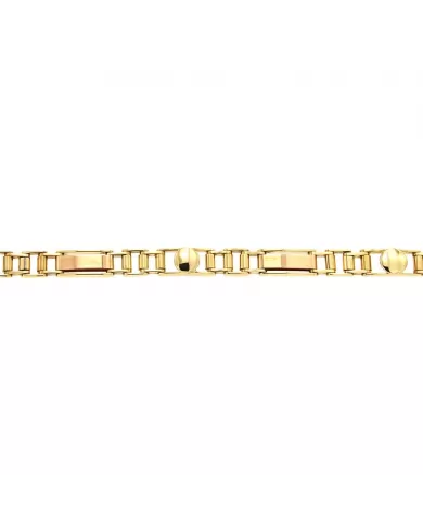 Bracciale a catena in oro giallo e rosa Spagnoletti 1945