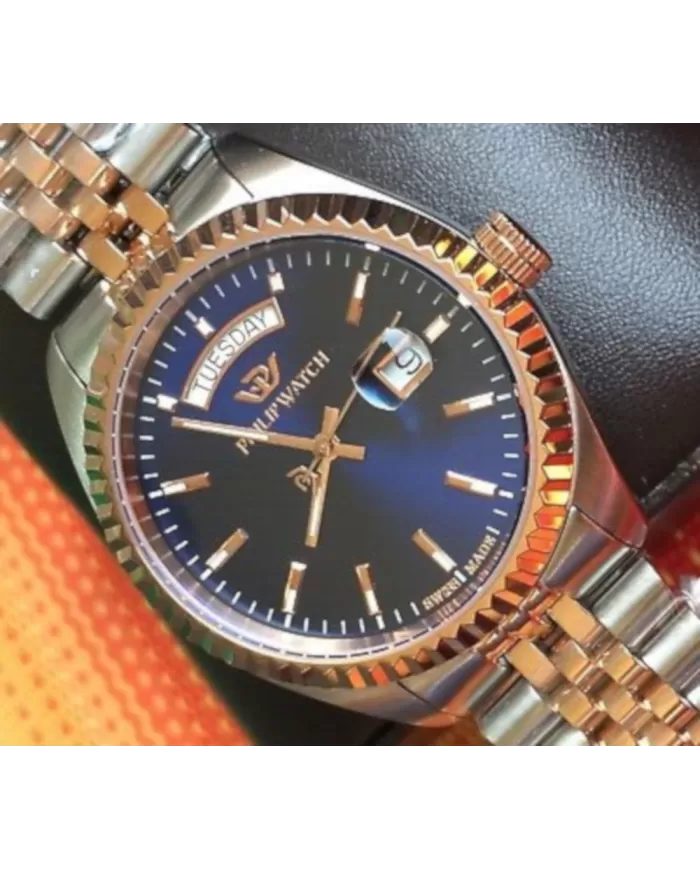 Caribe 39mm blu Sunray Philip Watch Ref R8253597057