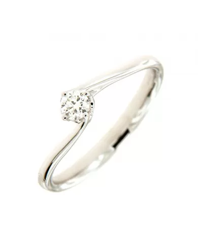 Anello Solitario 0,14 ct...