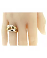 Anello oro giallo e bianco Spagnoletti 1945