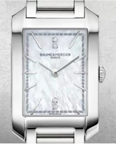 Hampton Donna quarzo Madreperla rettangolare Baume & Mercier Ref M0...