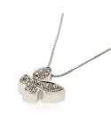 Collana Farfalla con Diamanti 0,14 ct