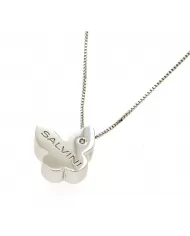 Collana Farfalla con Diamanti 0,14 ct Salvini