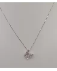 Collana Farfalla con Diamanti 0,14 ct Salvini