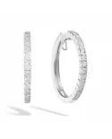 Orecchini cerchi con diamanti 0,17 ct