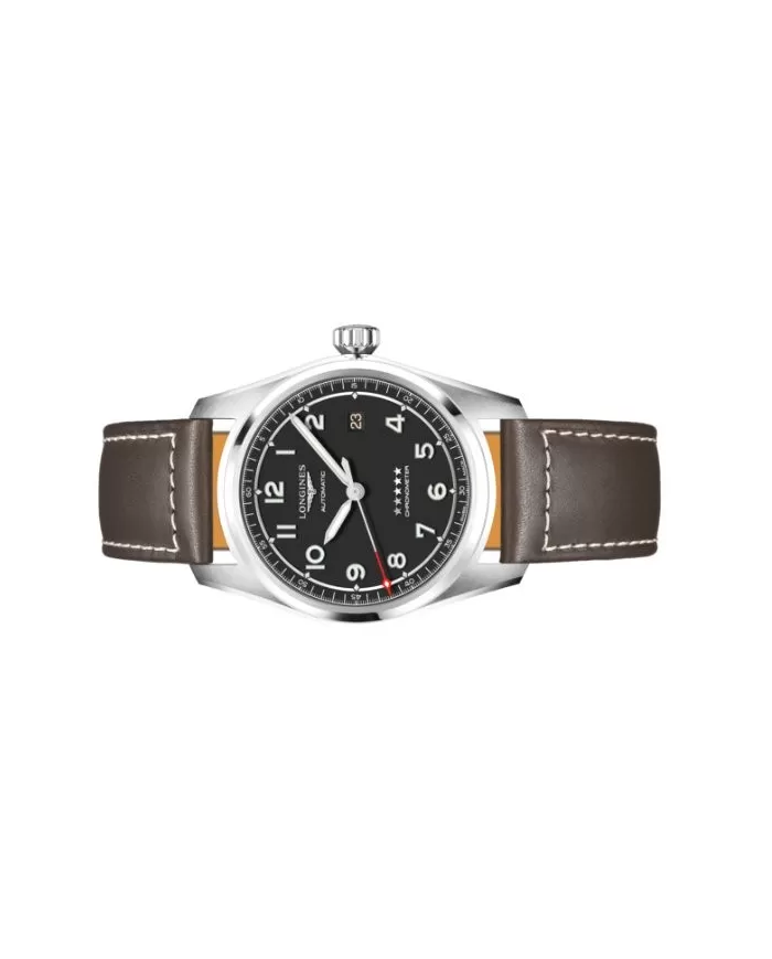 Spirit Automatico 40 mm Nero Longines Ref L38104530