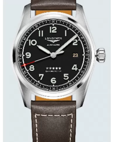 Spirit Automatico 40 mm Nero Longines Ref L38104530