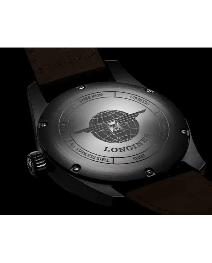 Spirit Automatico 40 mm Nero Longines Ref L38104530