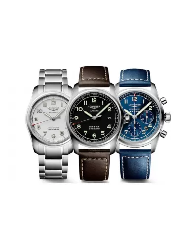 Spirit Automatico 40 mm Nero Longines Ref L38104530